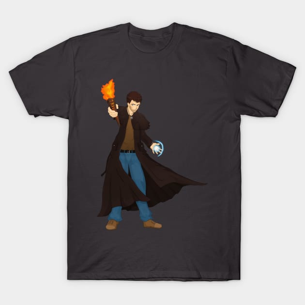 Dresden Files the Anime T-Shirt by DoctorBadguy